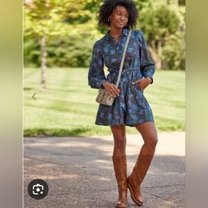 Summersalt Waist Midi Dress, blue Medium